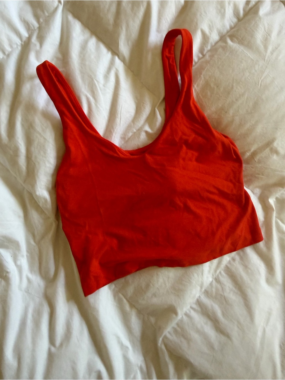 lululemon athletica Red Tank Top